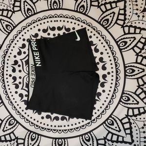 Nike Pro Black Athletic Volleyball Shorts